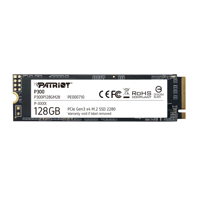 Patriot Memory P300P128GM28 iekšējais cietvielu disks M.2 128 GB PCI Express NVMe