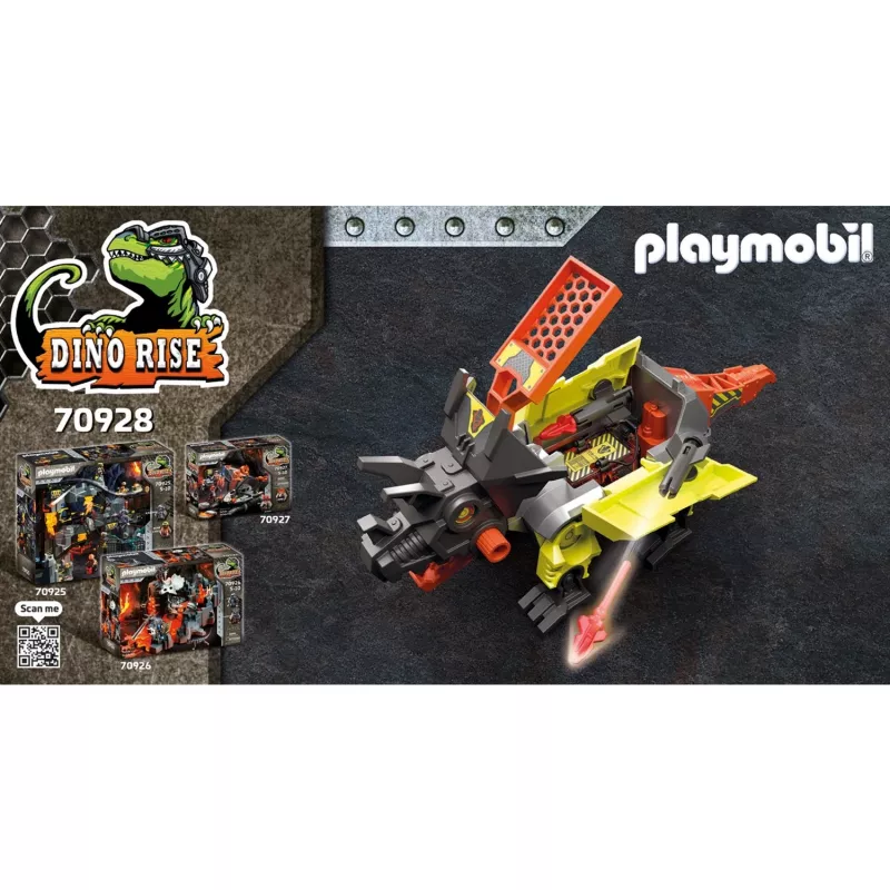 70928 Dino Rise Robo-Dino kaujas mašīna, konstruēšanas rotaļlieta