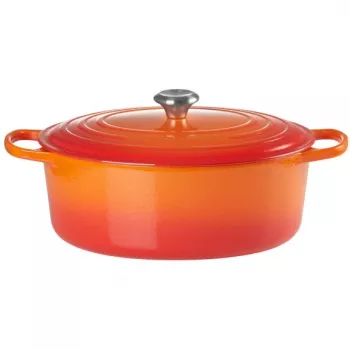 Le Creuset Signature cepamtrauks ovāls 31 cm cepeškrāsnij sarkans (21178310902430)