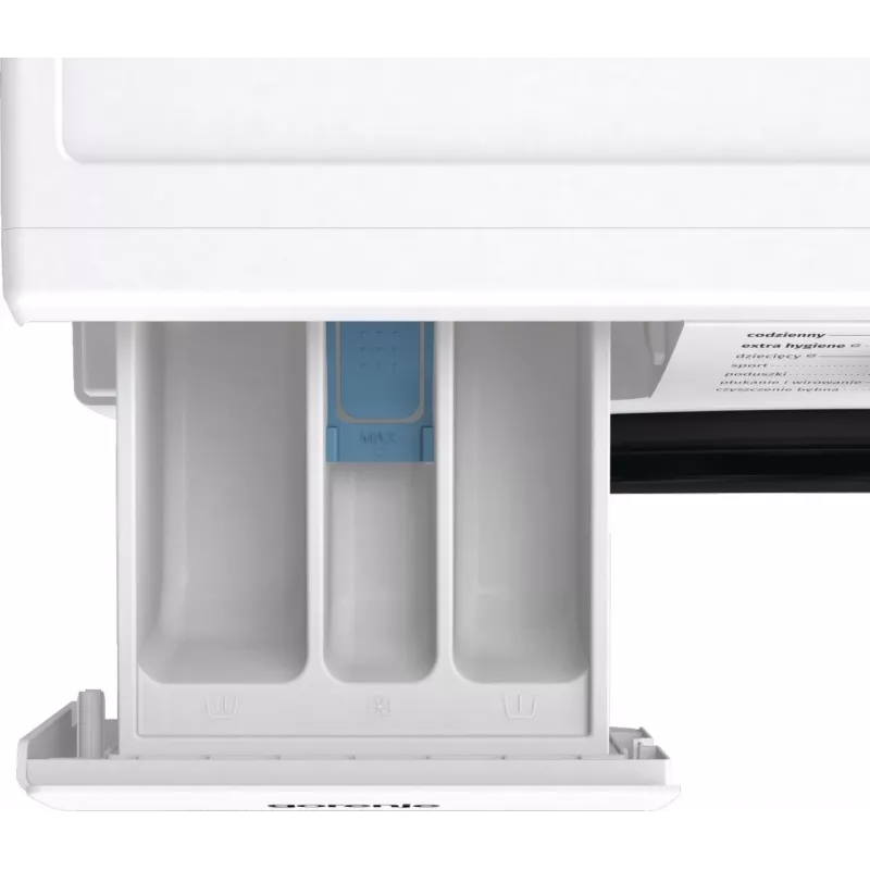 Brīvi stāvoša veļas mazgājamā mašīna Gorenje W3NGPI72SBS, 7 kg, 1200 apgr./min, invertora motors, tvaiks, 15 programmu, balta