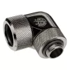 Adapter 90° BitsPower Advanced Multi-Link G1/4 colla AG uz 16 mm OD cietās caurules, rotējams