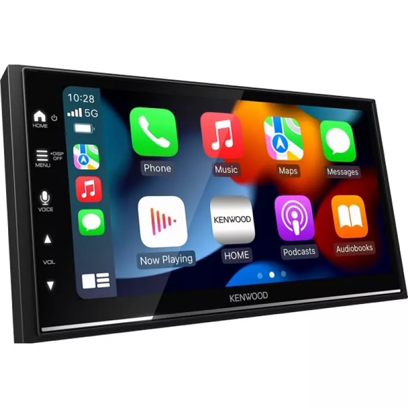 Kenwood DMX7722DABS automašīnas multivides uztvērējs Melns Wi-Fi Bluetooth