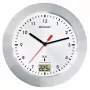 Quartz clock Bresser Optics MYTIME BATH RC Circle Silver balta