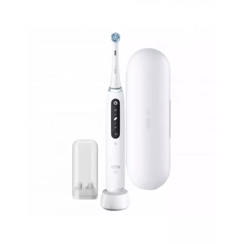 Oral B IO5 elektriskā zobu birste ar somiņu Quite balta 1 gab.