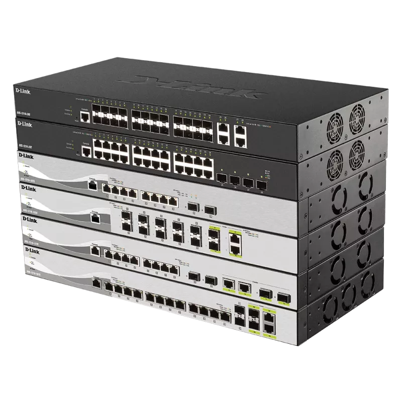 D-Link 24-portu 10G SFP+, 4-portu 10GBASE-T viedais pārvaldāmais slēdzis
