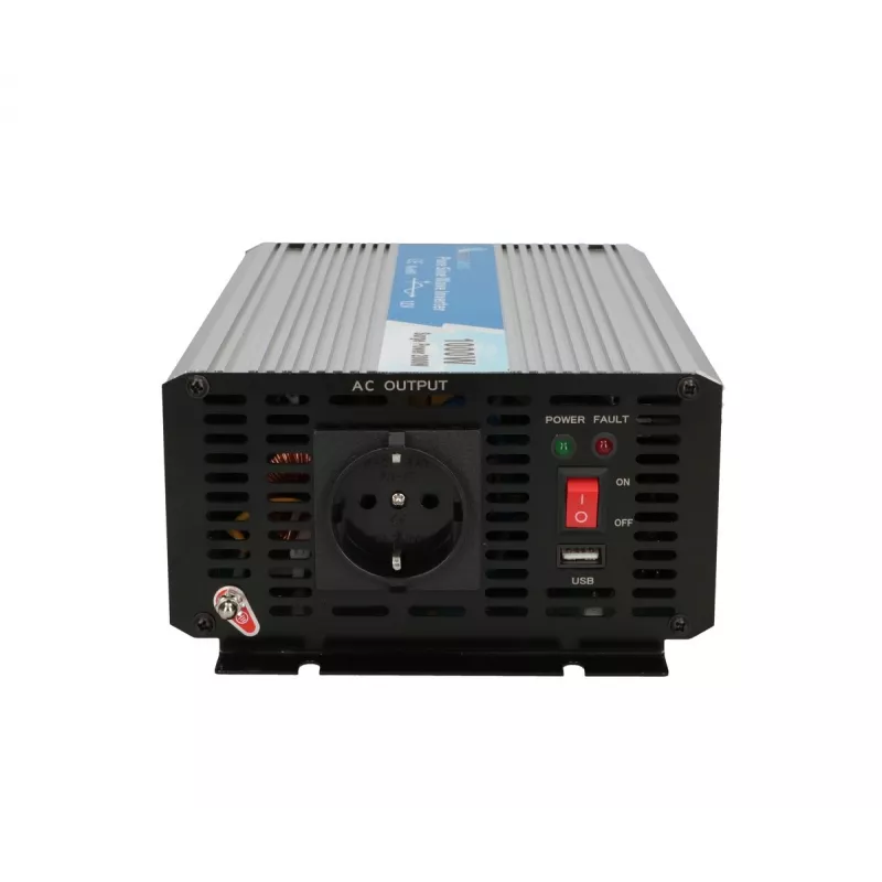 Sprieguma pārveidotājs Extralink OPIP-1000W 12V 230V 1000W tīra sinusa vilnis