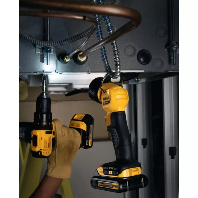 Dewalt 18V XR Li-Ion bezvada LED grozāmais lukturis — korpuss bez akumulatora