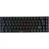Deltaco GAM-100-DE - 65% - USB + Bluetooth - mehāniskais slēdzis - QWERTZ - RGB-LED - Melns