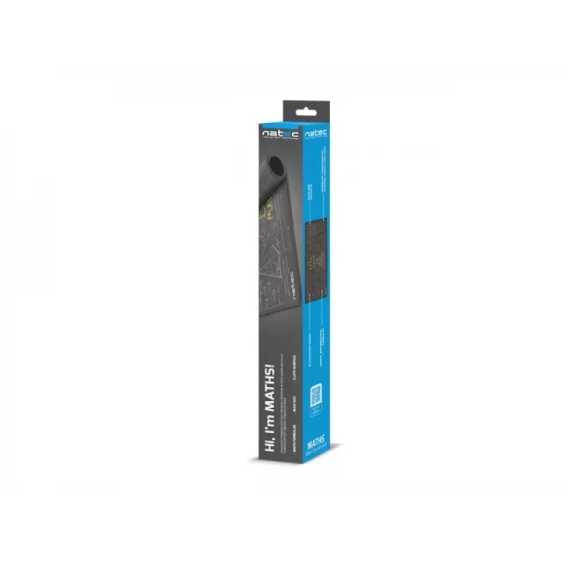 Peles paliktnis Maths Maxi 800x400mm ir Natec produkts no mūsu peles paliktņu klāsta. Izceļas ar melnu apdari, izšķirtspēju 800 x 400 un 3 mm biezumu.