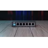 Slēdzis Extralink KRIOS 4x Gigabit PoE/PoE+ 2x RJ45 augšupsaites ports 60W