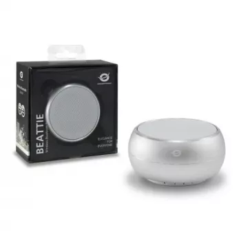 Conceptronic BEATTIE bezvadu Bluetooth skaļrunis, sudrabains, 3 W, 150 - 20000 Hz, bezvadu, 3.0+HS, Micro-USB, sudrabains