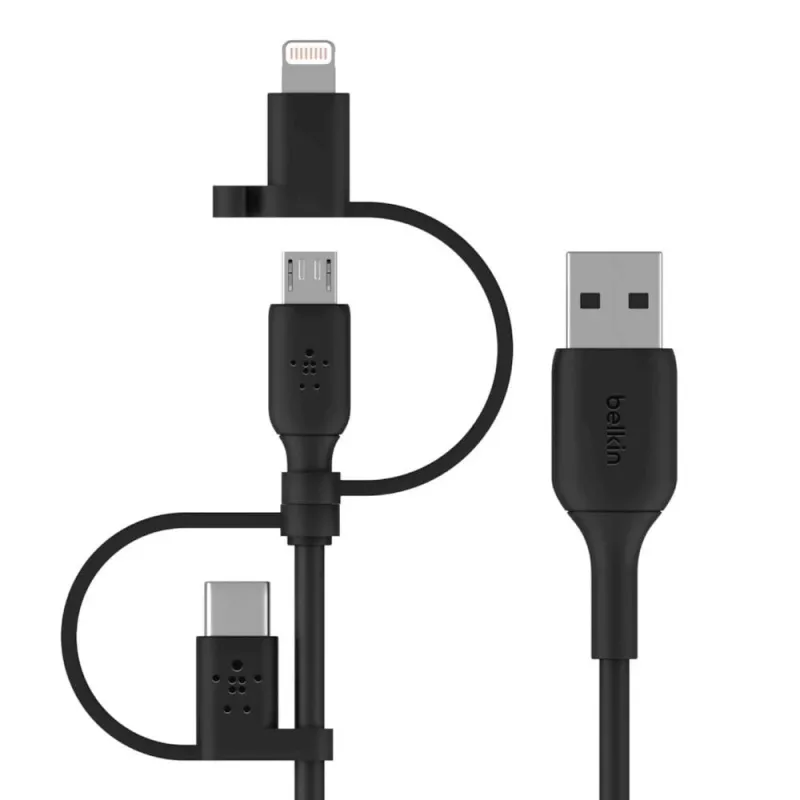 Belkin Universal kabelis Lightning/Micro/USB-C