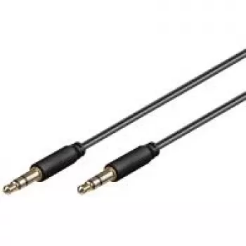 Wentronic Goobay 3,5 mm ligzdas savienojuma kabelis, 3 m - 3,5 mm ligzdas spraudnis (3 kontaktu, stereo) > 3,5 mm ligzdas spraudnis (3 kontaktu, stereo) (69108)