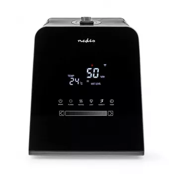 Nedis SmartLife melns ultraskaņas gaisa mitrinātājs 5,5 L