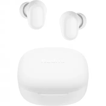 Bezvadu iekšausu austiņas Xiaomi Buds 6 Play ar Bluetooth, USB Type-C uzlādi, baltas