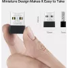 USB Wi‑Fi adapteris MERCUSYS MA14N — USB Type‑A, 2,4 GHz vienas joslas, līdz 287 Mb/s, melns