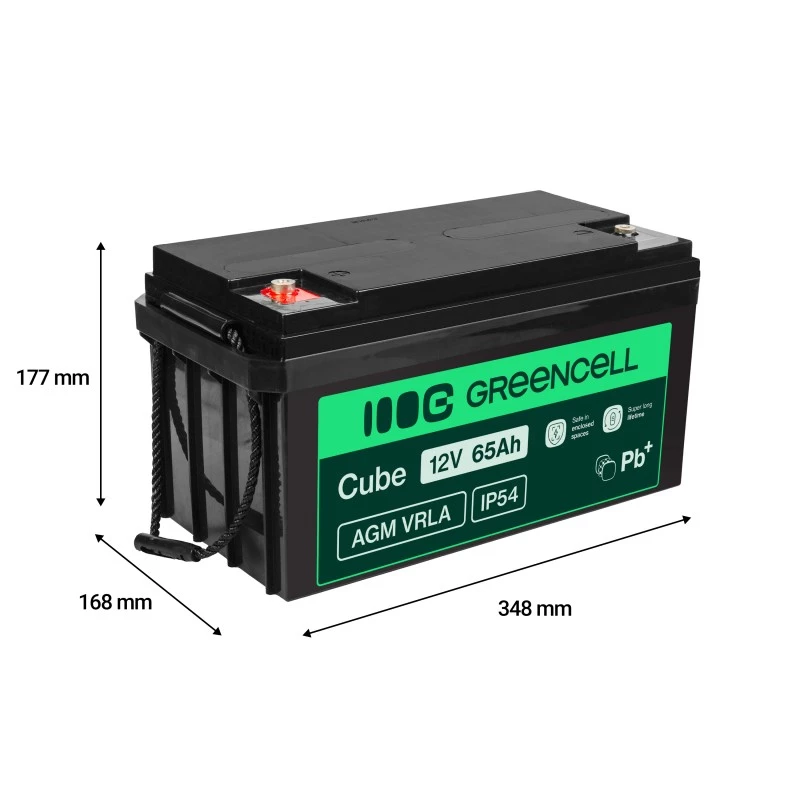 Baterija AGM VRLA 12V 65Ah IP54