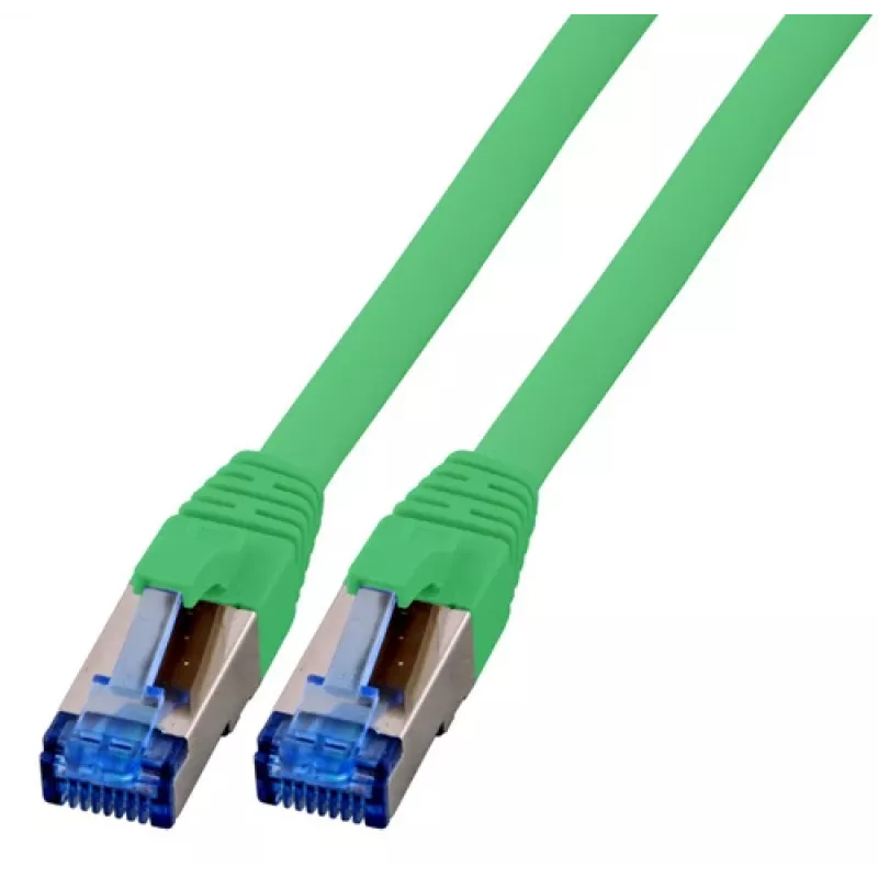 EFB-Elektronik RJ45 komutācijas kabelis Cat.6A S/FTP TPECat.7 īpaši elastīgs zaļš 1,5 m ražotājs: EFB Elektronik (K5525FGN.1,5)