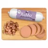 Suņu kārums PAKA ZWIERZAKA Pepe Sausage Rabbit 200 g — mīksts, hipoalerģisks trusis garšas desiņš, bez graudiem un glutēna