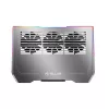 Klēpjdatora dzesētājs Tellur TLL491321 17,3 collu klēpjdatoriem, 3 ventilatori, RGB LED apgaismojums