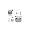 Drons DJI Flip ar 4 rotoriem, 48 MP kameru, 3840×2160 video, 3110 mAh akumulatoru, melnā/baltā krāsā