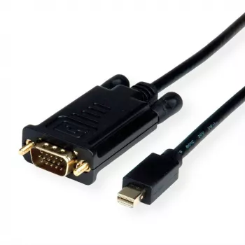 ROLINE 11.04.5976 Video kabeļa adapteris 1,5 m Mini DisplayPort VGA (D-Sub) melns (11.04.5976)