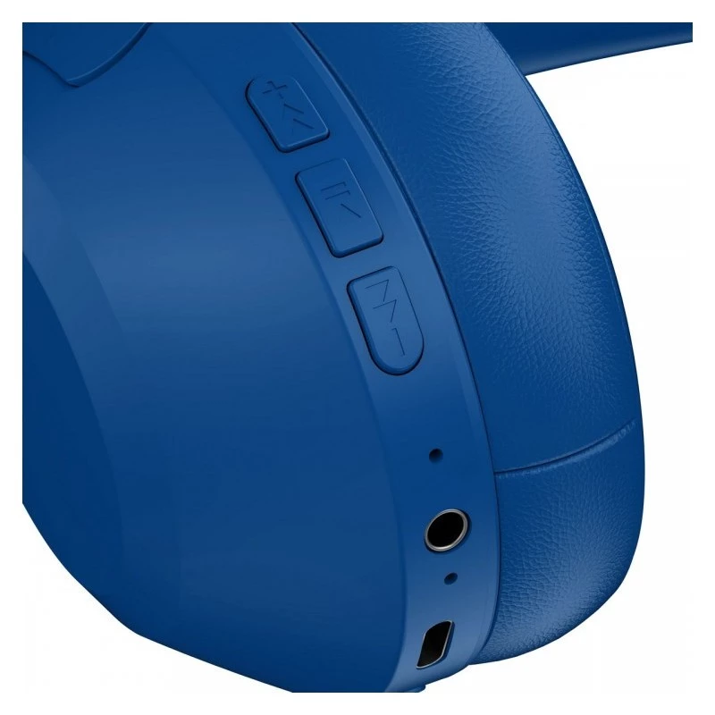 Bezvadu austiņas Defender Fre Emotion B490 — zilas, virsgalvas, Bluetooth, iebūvēts mikrofons