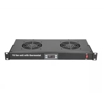 Ventilatora panelis Extralink EX.19089 19 collu ar 2 ventilatoriem un termostatu