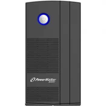 PowerWalker Basic VI 850 SB līnijinteraktīvais 850VA 2 maiņstrāvas izejas torņa melnais nepārtrauktās barošanas avots (UPS) (10121067)
