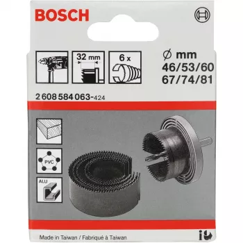 Urbja caurumu zāģa komplekts Bosch 2 608 584 063 Sešstūra kāts 6 gab.