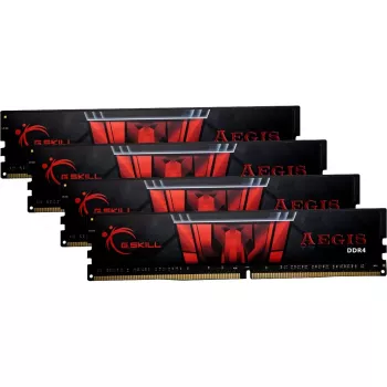 DIMM 32 GB DDR4-3200 (4x 8 GB) Quad-Kit, Arbeitsspeicher F4-3200C16Q-32GIS, Aegis, INTEL XMP