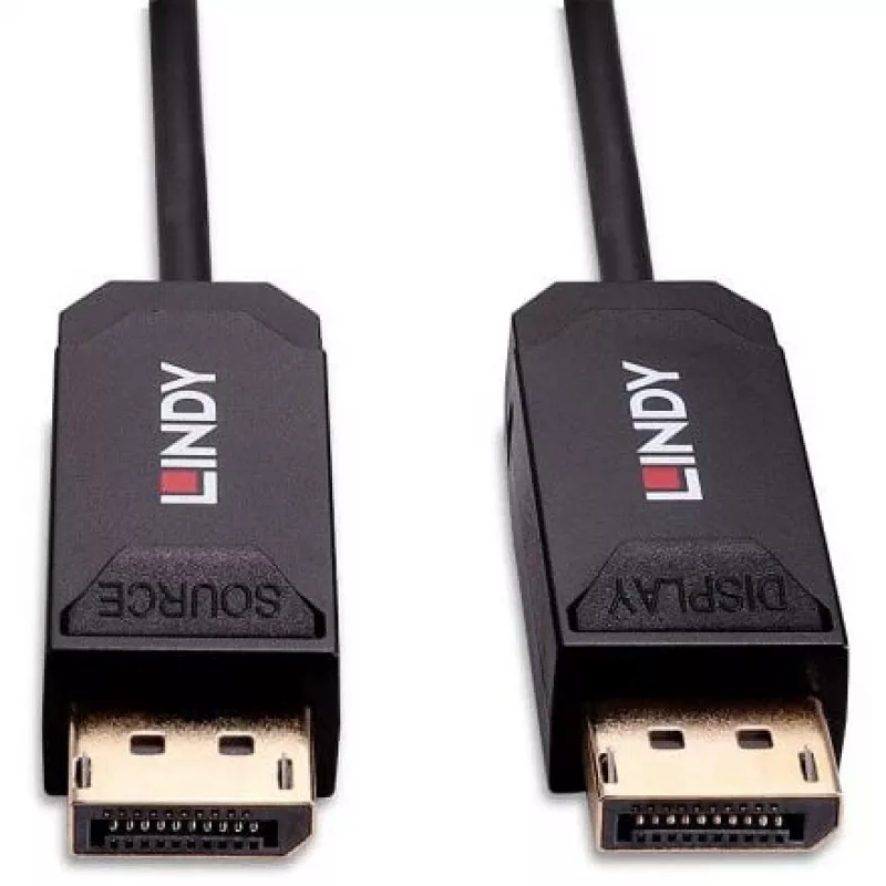 Lindy 50m Fibre Optic Hybrid DP 2.0 UBHR10 kabelis