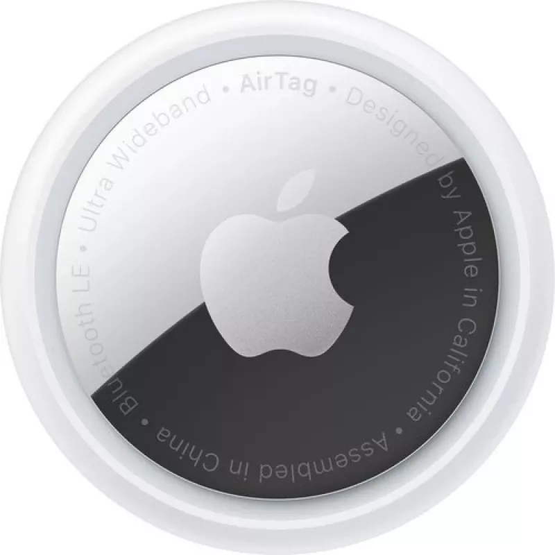 Apple AirTag Anti-tab Bluetooth-tags Melns Sudrabs Balts iPhone/iPad/iPod