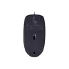 Logitech M90 vadu optiskā biroja pele — 1000 DPI, piemērota abām rokām, USB Type-A, melna