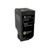 Lexmark LCCP toneris CS720de, CS720dte, CS725de, CS725dte, CX725de, CX725dhe, CX725dthe printeriem, 5000 lapas, dzeltens