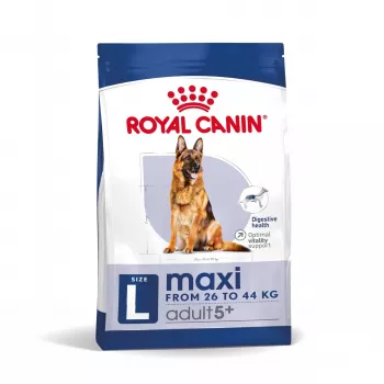Sausā suņu barība Royal Canin Maxi Adult 5+ 15 kg — vista, Olbaltumvielas 26%, Tauki 17%