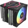 Vind DL125, CPU dzesētājs melns, 120 mm
