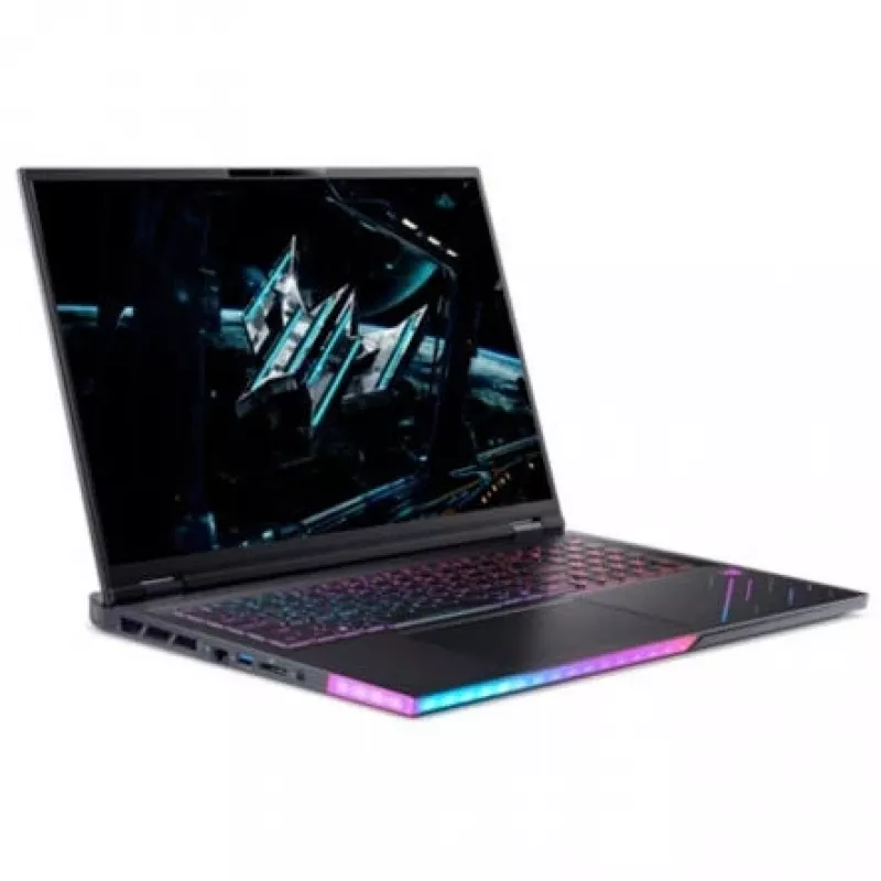 Acer Predator Helios 18 AI PH18-73-97HV spēļu klēpjdators 18 collu WQXGA Mini LED, Intel Core Ultra 9 275HX, 32 GB RAM, 2x 1 TB SSD, GeForce RTX 5080, Windows 11, melns