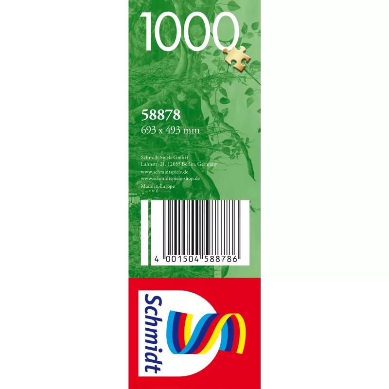 Puzzle 1000 gab., Schmidt Spiele Pasaku pils un burvīgs mežs