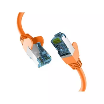 EFB-Elektronik RJ45 komutācijas kabelis ar Cat.7 neapstrādātu kabeli ORANŽS 10 m S/FTP PIMF tīkla kabelis LAN DSL ražotājs: EFB Elektronik (EC020200227)
