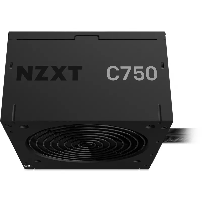 Barošanas bloks NZXT C750 Bronze 750 W, 24-pin ATX, 80 PLUS Bronze, 120 mm ventilators, Melns