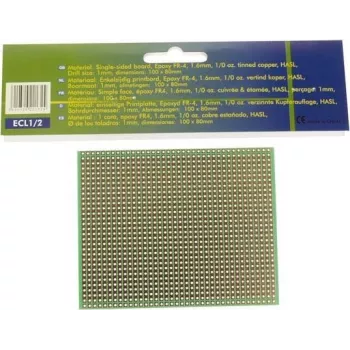 Velleman ECL1/2 piederumi izstrādes platēm komplekts Breadboard Leiterplatte (PCB) (ECL1/2)
