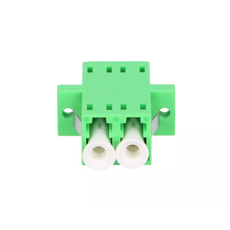 Optisko šķiedru adapteris Extralink LC/APC Singlemode Duplex, zaļš, LC/APC savienotāji