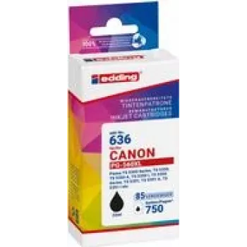 EDD-636 melnā printera kasetne, saderīga ar Canon PG-560XL - Saderīga - Tinte