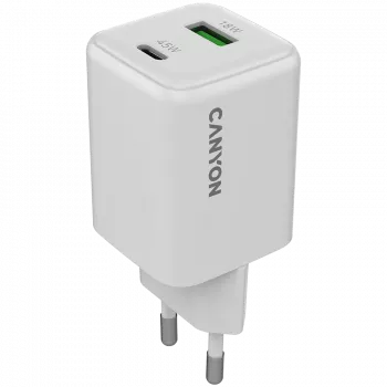 Charger Canyon CU45AC 45W Universal balta AC Fast Charging Indoor