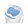 Augšas ielādes veļas mašīna Mesko MS 8053 — 3 kg ietilpība, 360×370×530 mm, zila/balta