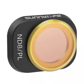 Filtru komplekts Sunnylife priekš DJI Mini 4 Pro — neitrālā blīvuma un polarizācijas 4 lēcas (ND8, ND16, ND32, ND64)