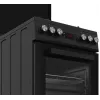 Brīvi stāvoša plīts BEKO FSM52331DBDS, gāzes plīts virsma 4 degļi (2900/2000/2000/1000 W), elektriskā cepeškrāsns 60 L, 60 cm, energoefektivitātes klase A, melna