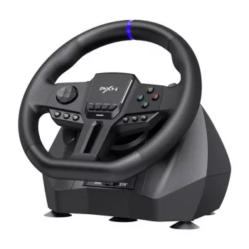 Gaming steering wheel PXN PXN-V900 Gen2 with adjustable sensitivity and vibration feedback