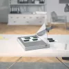 Leitz Precision Home Office papīra grieznis A4, 10 loksnēm, manuāla spīle, nerūsējošais tērauds, A4, 80 g/m², antracīta krāsa